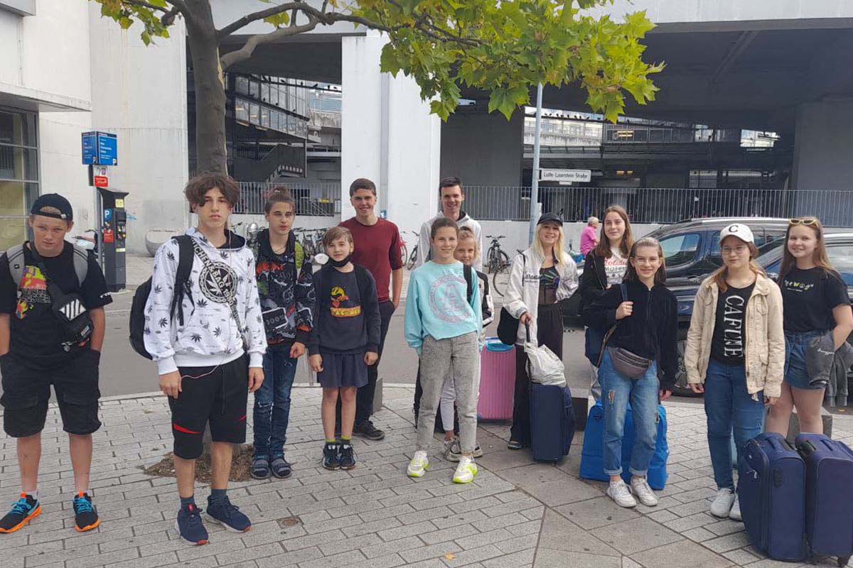 Die Fahrt belarussischer Jugendlicher in die Sächsische Schweiz