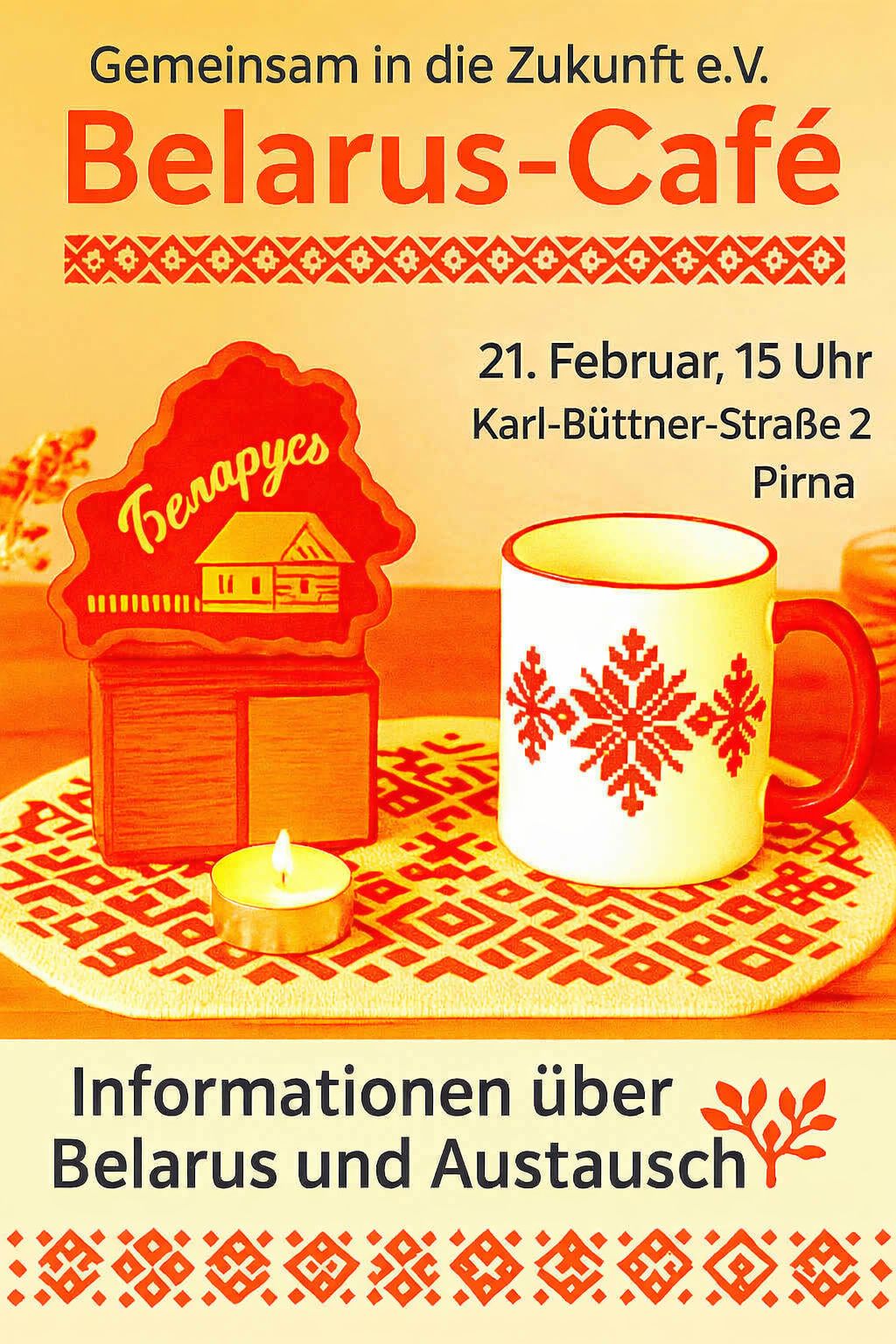 Einladung zum zweiten Belarus-Café