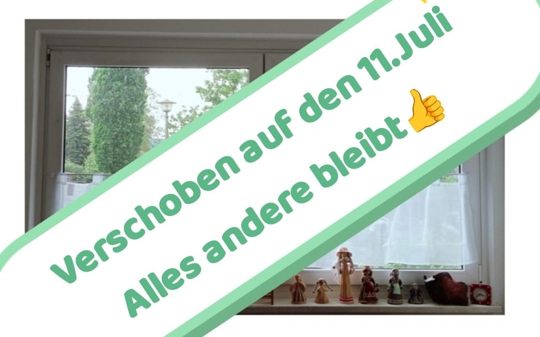 Termin verschoben: Einzugsfest findet am 11. Juli statt
